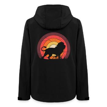 Un lion - Veste softshell femme recyclée Stanley/Stella - noir - Dos - AI Model Female 172 light (172cm)