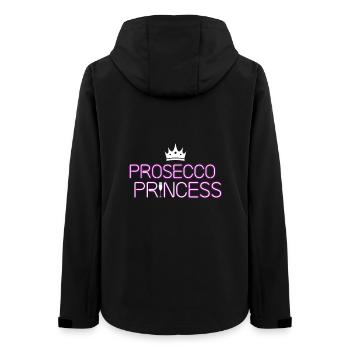 Prosecco princess - Women’s Recycled Softshell Jacket by Stanley/Stella - black - Back - AI Model Female 172 light (172cm)