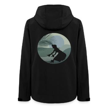 Hawaii Girl - Frauen Recycelte Softshelljacke von Stanley/Stella - Schwarz - Hinten - AI Model Female 172 light (172cm)