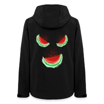 Melon smile - Women’s Recycled Softshell Jacket by Stanley/Stella - black - Back - AI Model Female 172 light (172cm)