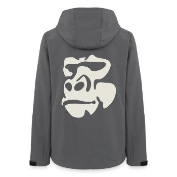 Gorille - Veste softshell femme recyclée Stanley/Stella - charbon - Dos - AI Model Female 172 light (172cm)