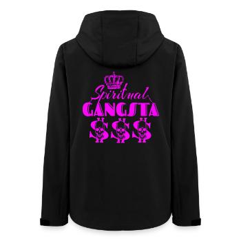 Fille de gangster spirituel - Veste softshell femme recyclée Stanley/Stella - noir - Dos - AI Model Female 172 light (172cm)