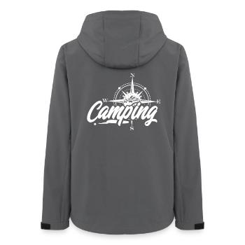 camping - Veste softshell femme recyclée Stanley/Stella - charbon - Dos - AI Model Female 172 light (172cm)