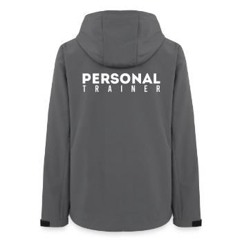 Personal Trainer Fitness Coach Outfit Geschenk - Frauen Recycelte Softshelljacke von Stanley/Stella - Anthrazit - Hinten - AI Model Female 172 light (172cm)