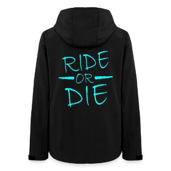 Ride or Die - Women’s Recycled Softshell Jacket by Stanley/Stella - black - Back - AI Model Female 172 light (172cm)