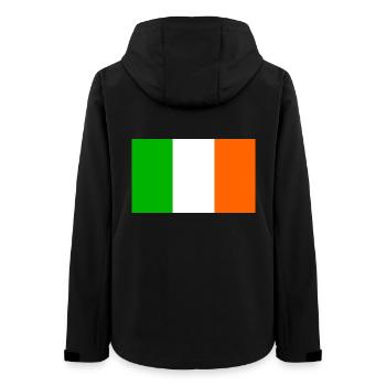 Irish Flag - Women’s Recycled Softshell Jacket by Stanley/Stella - black - Back - AI Model Female 172 light (172cm)