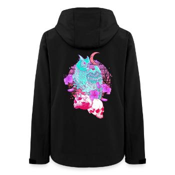 Pastel Goth Totenkopf Eule Aesthetic Clothes Mond - Frauen Recycelte Softshelljacke von Stanley/Stella - Schwarz - Hinten - AI Model Female 172 light (172cm)