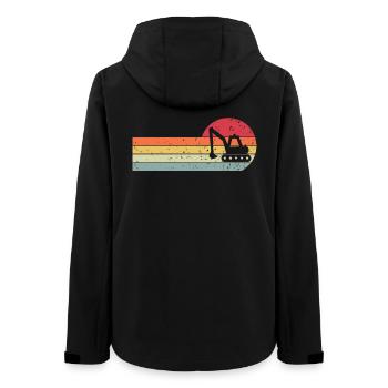 Excavator - Women’s Recycled Softshell Jacket by Stanley/Stella - black - Back - AI Model Female 172 light (172cm)