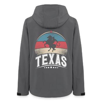 Texas - Veste softshell femme recyclée Stanley/Stella - charbon - Dos - AI Model Female 172 light (172cm)
