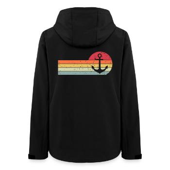 Ancre - Veste softshell femme recyclée Stanley/Stella - noir - Dos - AI Model Female 172 light (172cm)
