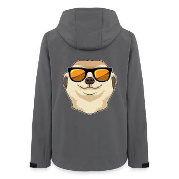 Erdmännchen Sonnenbrille - Frauen Recycelte Softshelljacke von Stanley/Stella - Anthrazit - Hinten - AI Model Female 172 light (172cm)