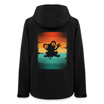 Grenouille - Veste softshell femme recyclée Stanley/Stella - noir - Dos - AI Model Female 172 light (172cm)