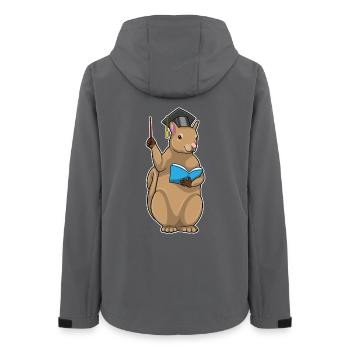 École de lecture des enseignants Écureuils - Veste softshell femme recyclée Stanley/Stella - charbon - Dos - AI Model Female 172 light (172cm)