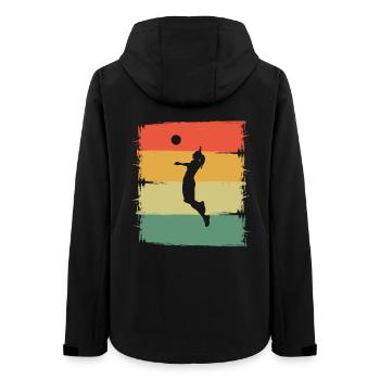Volley-ball - Veste softshell femme recyclée Stanley/Stella - noir - Dos - AI Model Female 172 light (172cm)