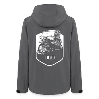 Krause Duo - Veste softshell femme recyclée Stanley/Stella - charbon - Dos - AI Model Female 172 light (172cm)