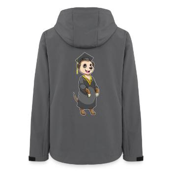 Université du Diplôme Étudiant de Suricate - Veste softshell femme recyclée Stanley/Stella - charbon - Dos - AI Model Female 172 light (172cm)