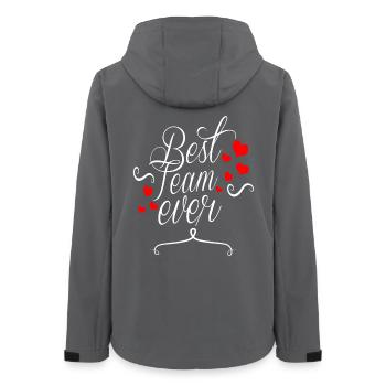 Best Team Ever - Frauen Recycelte Softshelljacke von Stanley/Stella - Anthrazit - Hinten - AI Model Female 172 light (172cm)