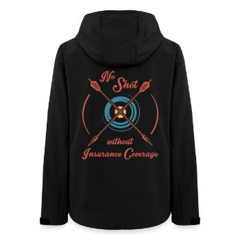 Bogenschütze - Frauen Recycelte Softshelljacke von Stanley/Stella - Schwarz - Hinten - AI Model Female 172 light (172cm)