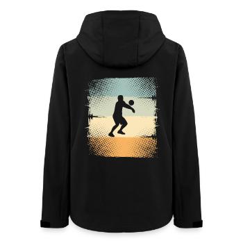 Volley-ball - Veste softshell femme recyclée Stanley/Stella - noir - Dos - AI Model Female 172 light (172cm)