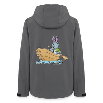 Petit bateau Bunny - Veste softshell femme recyclée Stanley/Stella - charbon - Dos - AI Model Female 172 light (172cm)
