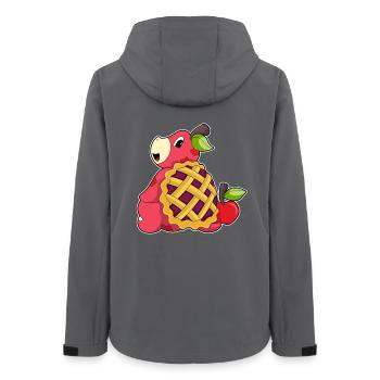 Turtle Apple - Women’s Recycled Softshell Jacket by Stanley/Stella - anthracite - Back - AI Model Female 172 light (172cm)