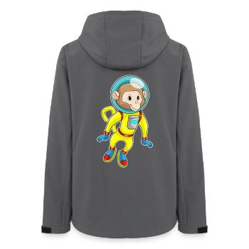 Espace des astronautes singes - Veste softshell femme recyclée Stanley/Stella - charbon - Dos - AI Model Female 172 light (172cm)