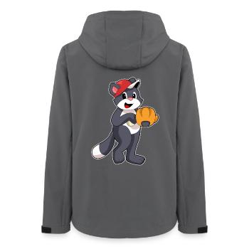 Gant de baseball Cat - Veste softshell femme recyclée Stanley/Stella - charbon - Dos - AI Model Female 172 light (172cm)