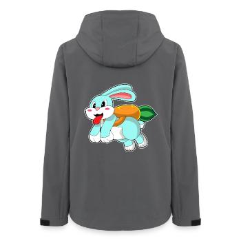 Rabbit Carrot - Women’s Recycled Softshell Jacket by Stanley/Stella - anthracite - Back - AI Model Female 172 light (172cm)