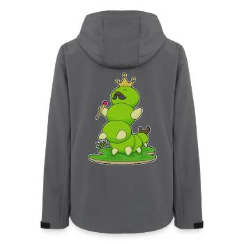 Caterpillar Crown - Women’s Recycled Softshell Jacket by Stanley/Stella - anthracite - Back - AI Model Female 172 light (172cm)