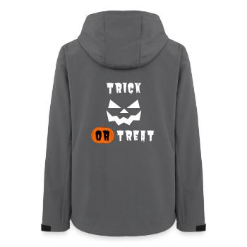Halloween Trick or Treat - Women’s Recycled Softshell Jacket by Stanley/Stella - anthracite - Back - AI Model Female 172 light (172cm)