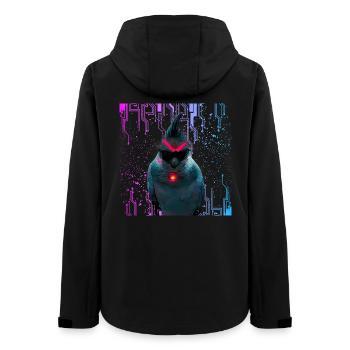 Cyber Cockatiel Neon Bloom - Veste softshell femme recyclée Stanley/Stella - noir - Dos - AI Model Female 172 light (172cm)