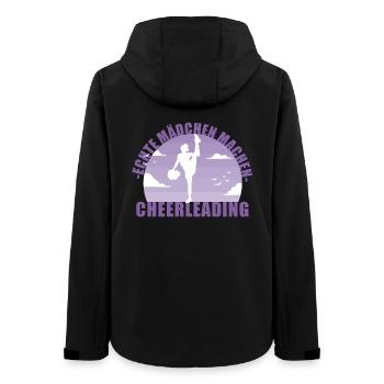 Cheerleading Cheerleader Pompons Mädchen Geschenk - Frauen Recycelte Softshelljacke von Stanley/Stella - Schwarz - Hinten - AI Model Female 172 light (172cm)