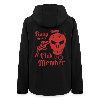 Membre du Bang Bang Club - Veste softshell femme recyclée Stanley/Stella - noir - Dos - AI Model Female 172 light (172cm)