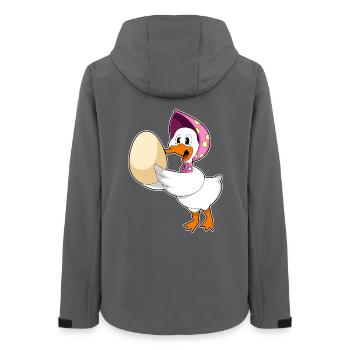 Oeuf de canard - Veste softshell femme recyclée Stanley/Stella - charbon - Dos - AI Model Female 172 light (172cm)