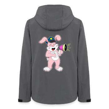 Policier Bunny Police du Micro - Veste softshell femme recyclée Stanley/Stella - charbon - Dos - AI Model Female 172 light (172cm)