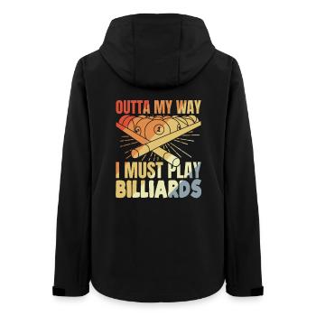 Billiard joke - Women’s Recycled Softshell Jacket by Stanley/Stella - black - Back - AI Model Female 172 light (172cm)