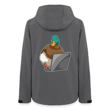 Ordinateur portable Duck - Veste softshell femme recyclée Stanley/Stella - charbon - Dos - AI Model Female 172 light (172cm)