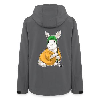 Rabbit Ice Hockey Sticks - Women’s Recycled Softshell Jacket by Stanley/Stella - anthracite - Back - AI Model Female 172 light (172cm)