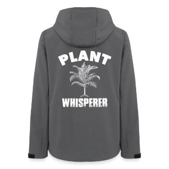 Plant Whisperer Tree Hobby Jardinier - Veste softshell femme recyclée Stanley/Stella - charbon - Dos - AI Model Female 172 light (172cm)