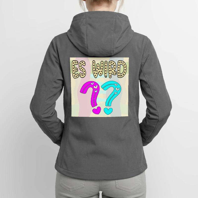BABYSPRÜCHE - ES WIRD EIN MÄDCHEN ODER JUNGE FRAGE Frauen Recycelte Softshelljacke von Stanley/Stella