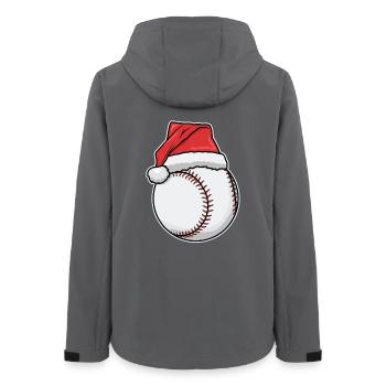Baseballer Weihnachten - Frauen Recycelte Softshelljacke von Stanley/Stella - Anthrazit - Hinten - AI Model Female 172 light (172cm)