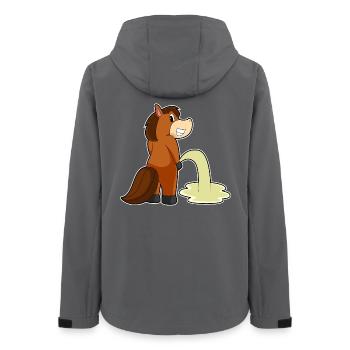 Toilettes pour chevaux - Veste softshell femme recyclée Stanley/Stella - charbon - Dos - AI Model Female 172 light (172cm)