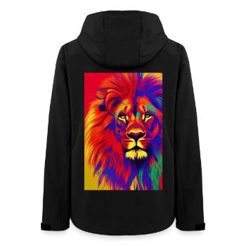 Le Roi Lion - Veste softshell femme recyclée Stanley/Stella - noir - Dos - AI Model Female 172 light (172cm)