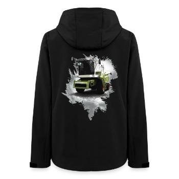 Combiner - Veste softshell femme recyclée Stanley/Stella - noir - Dos - AI Model Female 172 light (172cm)