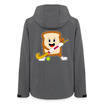 Brot Feldhockey Feldhockeyschläger - Frauen Recycelte Softshelljacke von Stanley/Stella - Anthrazit - Hinten - AI Model Female 172 light (172cm)