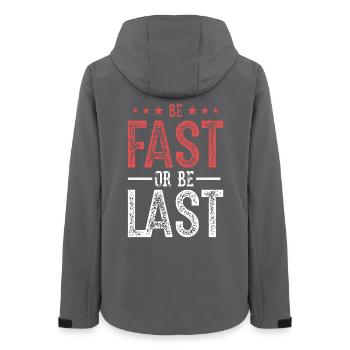Fast Car Quote Drag Racing Gift pour Race Lover Fan - Veste softshell femme recyclée Stanley/Stella - charbon - Dos - AI Model Female 172 light (172cm)