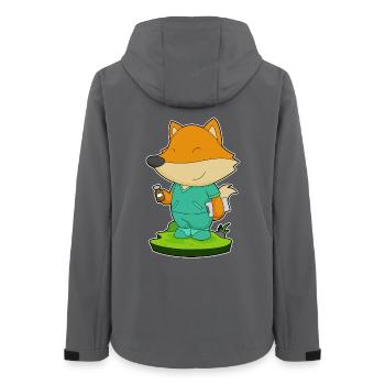Fuchs Krankenschwester Medizin - Frauen Recycelte Softshelljacke von Stanley/Stella - Anthrazit - Hinten - AI Model Female 172 light (172cm)