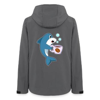 Tasse à café Delfin - Veste softshell femme recyclée Stanley/Stella - charbon - Dos - AI Model Female 172 light (172cm)