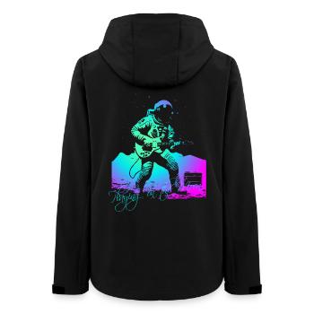 Jouer sur la Lune - Veste softshell femme recyclée Stanley/Stella - noir - Dos - AI Model Female 172 light (172cm)