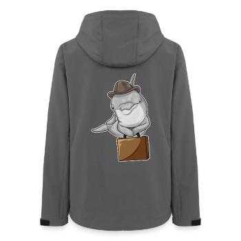 Porte-documents Delfin Entrepreneur - Veste softshell femme recyclée Stanley/Stella - charbon - Dos - AI Model Female 172 light (172cm)